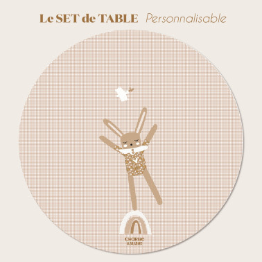 SET DE TABLE LAPIN