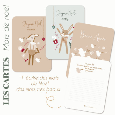 LE COFFRET DE CARTE  JOYEUX NOËL