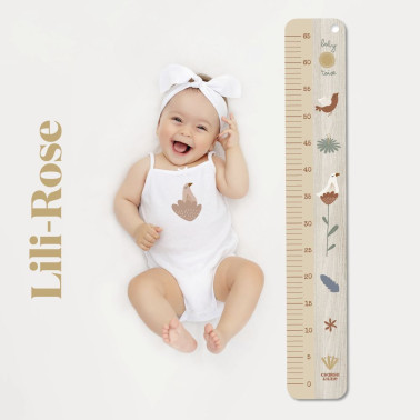 Baby toise en bois Lili-Rose