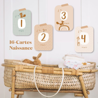 Coffret de cartes de Naissance Edgar