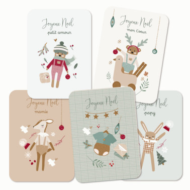 Le coffret de cartes "Joyeux Noël"