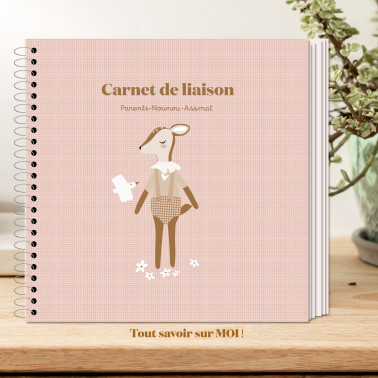 Carnet de liaison Faon liberty - 54 pages