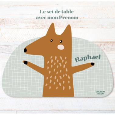 Set De Table Renard Edgar