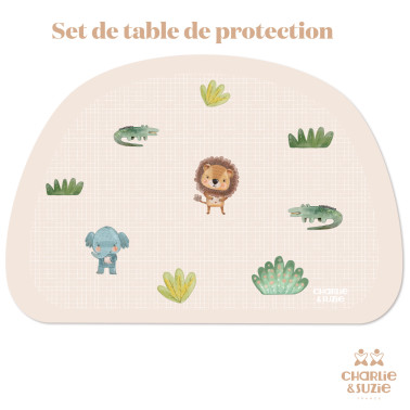 Set De Table Animaux de la Jungle