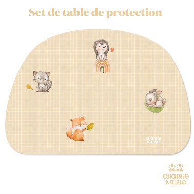 Set De Table Animaux de la Forêt