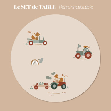 Set De Table Tracteur