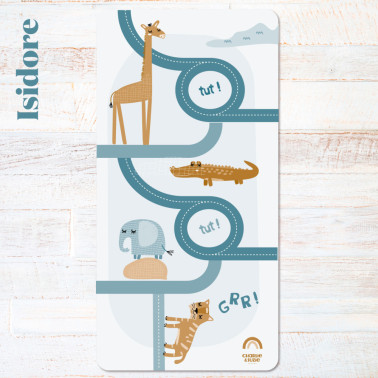 Tapis de jeu nomade "Routes" Isidore