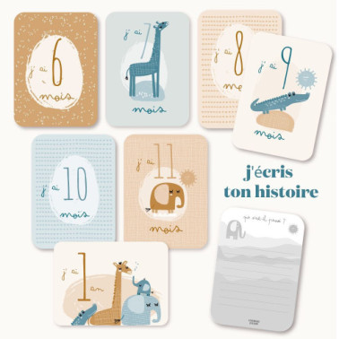 COFFRET NAISSANCE DE 16 CARTES