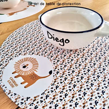 Set de table Savana  Lion Graou 