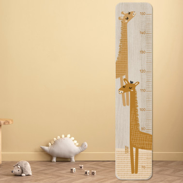 Toise en Bois girafes Isidore Caramel