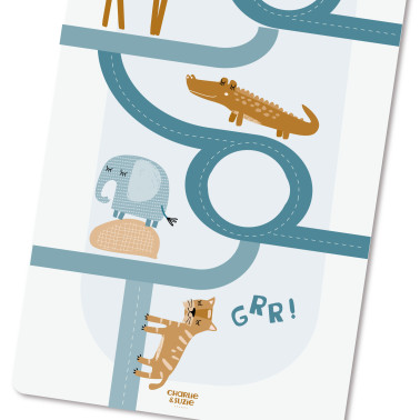 Tapis de jeu nomade "Routes" Isidore
