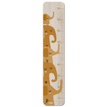 Toise en Bois Isidore éléphant caramel