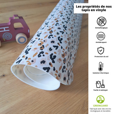 Tapis carré Motif Savana Graou