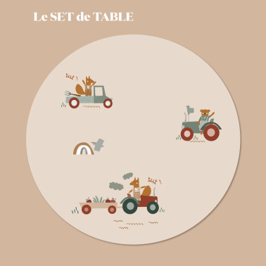 Set de table Vichy Edgar