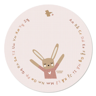 Set de table ABC lapin