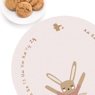 Set de table ABC lapin