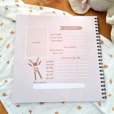Carnet de liaison Faon liberty - 54 pages