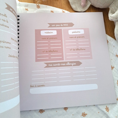 Carnet de liaison Faon liberty - 54 pages