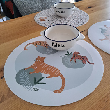 Set de table Savana  Les Panthères  