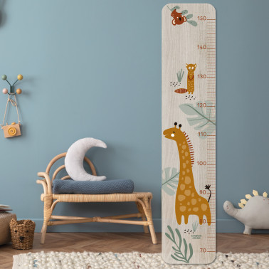 Toise en bois Savana Girafe 