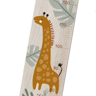 Toise en bois Savana Girafe 