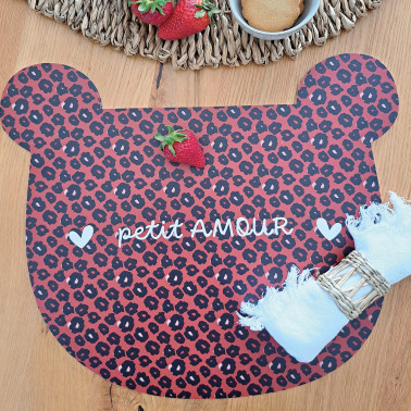 Set De Table Ours Petit Amour Graou