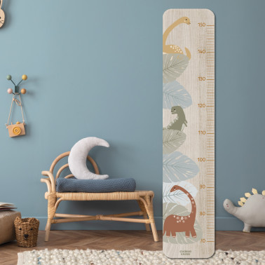 Toise en Bois Dino Grande Feuilles