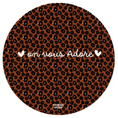 Set De Table On vous adore Graou