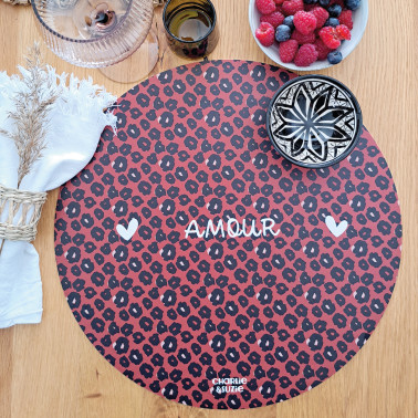 Set De Table Amour rond Graou