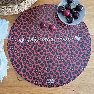 Set De Table Ours Mamma Mia rond Graou