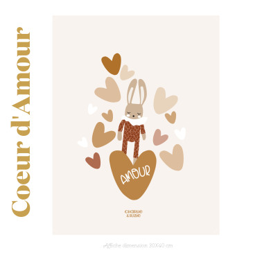 Affiche  - Coeur D'Amour