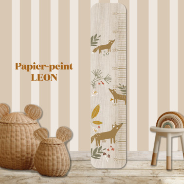 Lé Papier Peint - Rayure Caramel