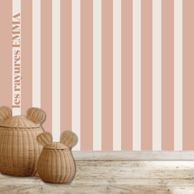 Lé Papier Peint - Rayure Sienna