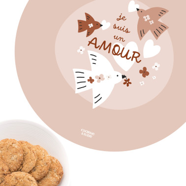 Set De Table Rond - Je suis un Amour
