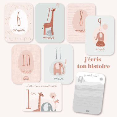 COFFRET NAISSANCE DE 16 CARTES