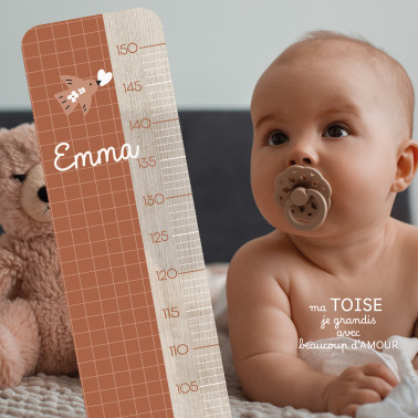 Toise en Bois Emma - Carreau Sienna 