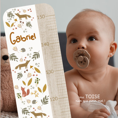 Toise en Bois Léon - Motif Des Bois