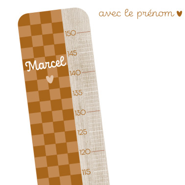 Toise en Bois Damier