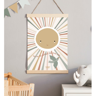 Affiche "Tu es le soleil de ma vie" - Lili-Rose