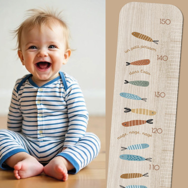 Toise en Bois Petit poisson