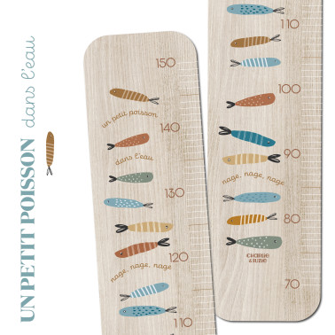 Toise en Bois Petit poisson