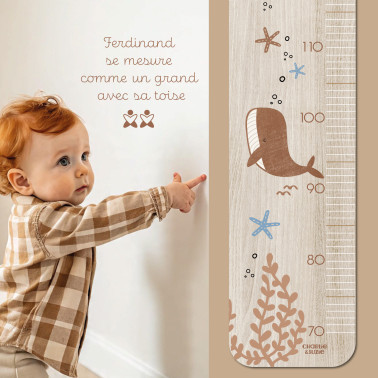 Toise en Bois 3 baleines