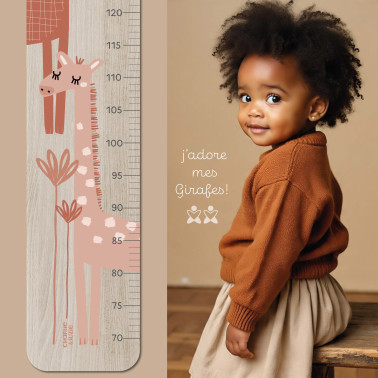 Toise en Bois Sofia Xxl Girafe