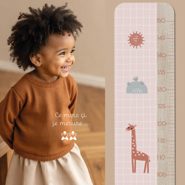 Toise en Bois Animaux Vichy Sofia