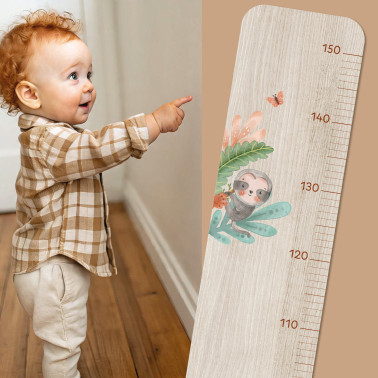 Toise en Bois Jungle Paresseux