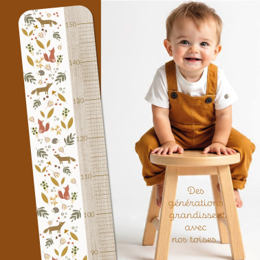 Toise en Bois Léon - Motif Des Bois