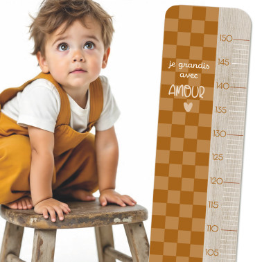 Toise en Bois Damier