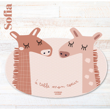 Set de table Sofia Girafe