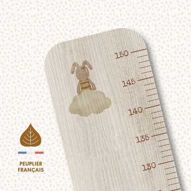 Toise en Bois Les Jouets Ours & Raton