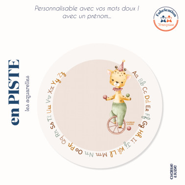Set de table En Piste Girafe